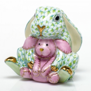 Herend Bunny & Lovey Key Lime