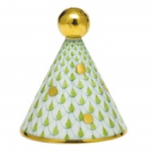 Herend Party Hat - Key Lime