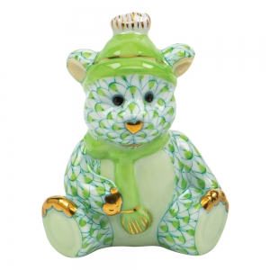 Herend Winter Bear - Key Lime