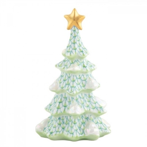 Herend Simple Christmas Tree - Key Lime / 3.75"