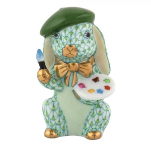 Herend Painter Bunny - Key Lime