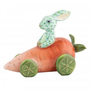 Herend Carrot Car Bunny Key Lime