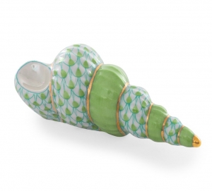 Herend Staircase Shell - Key Lime