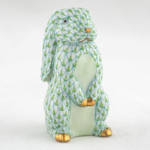 Herend Standing Lop Ear Bunny - Key Lime