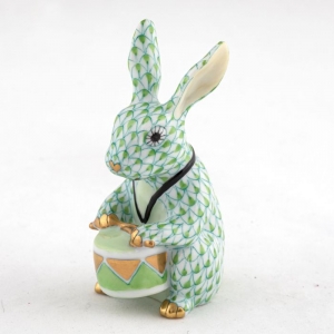 Herend Drummer Bunny - Key Lime