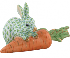 Herend Carrot Love Bunny - Key Lime