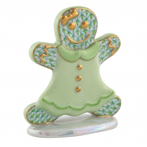 Herend Gingerbread Girl - Key Lime