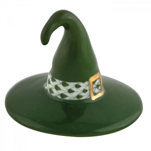 Herend Witch Hat - Green