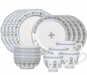 Juliska Villa Seville Chambray 16 Piece Set