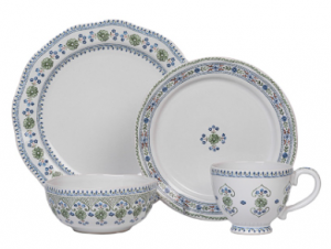 Juliska Villa Seville Chambray 4 Piece Setting
