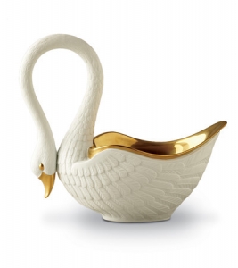 L'Objet White Swan Bowl - Large