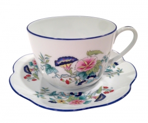 Royal Limoges Paradis Bleu Breakfast Saucer Royal Limoges Paradis Bleu Breakfast Saucer
