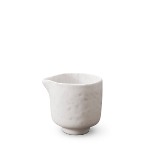 L'Objet Terra White Sauce Server - 4 oz.