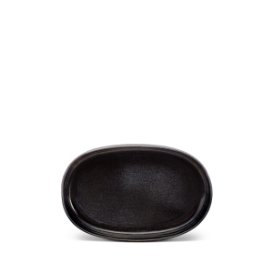 L'Objet Terra Black Oval Platter - Small