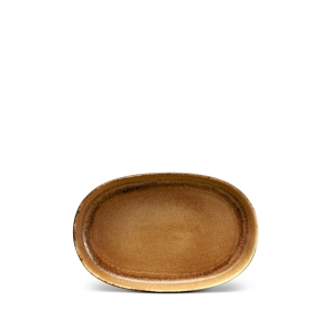 L'Objet Terra Brown Oval Platter - Small