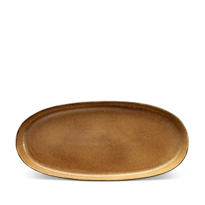 L'Objet Terra Brown Oval Platter - Medium