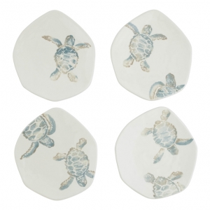 Vietri Tartaruga Vietri Tartaruga Assorted Salad Plates - Set of 4