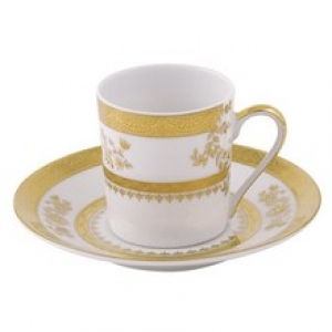 Deshoulieres Orsay White Coffee Cup