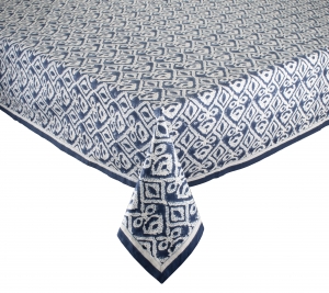 Kim Seybert Alfresco Tablecloth Navy / Blue - 58 x 126