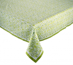 Kim Seybert Alfresco Tablecloth Olive / Green - 58 x 126