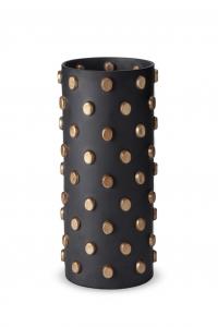 L'Objet Teo Black+Gold Vase - Large