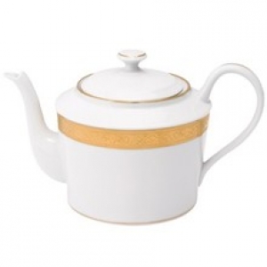 Philippe Deshoulieres Trianon Gold Round Tea Pot