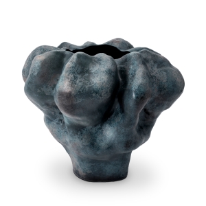 L'Objet Timna Short Vase / Aged Iron -17.5"