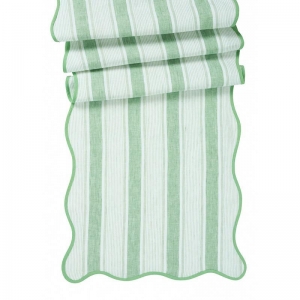 Juliska Cabana Seagrass Stripe Table Runner / 18" x 90"