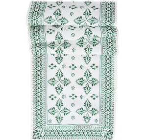 Juliska Iberian Border Evergreen Table Runner - 18" x 90"
