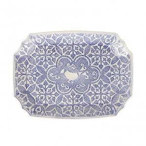 Vietri Uccello Blu Vietri Uccello Blu Rectangular Platter