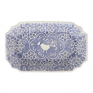 Vietri Uccello Blu Vietri Uccello Blu Oval Bowl