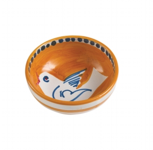 Vietri Campagna Uccello Olive Oil Bowl