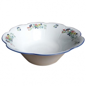 Royal Limoges Paradis Bleu Salad Bowl