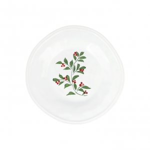 Vietri Aria Holiday Salad Plate