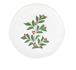 Vietri Aria Holiday Cocktail Plate