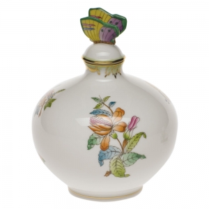 Herend Perfume Bottle w/ Butterfly - Flower 2