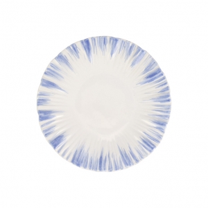 Vietri Bari Blue + White Salad Plate
