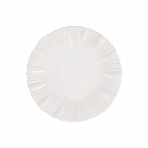 Vietri Bari White Salad Plate