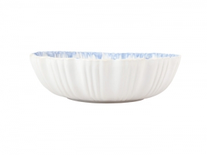 Vietri Bari Blue and White Pasta Bowl - Set 4