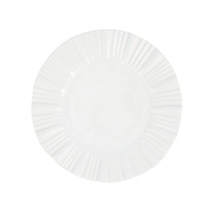 Vietri Bari White American Dinner Plate - Set 4