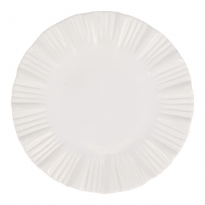 Vietri Bari White Small Round Platter