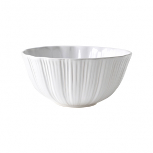 Vietri Bari White Serving Bowl