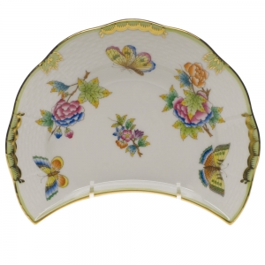 Herend Queen Victoria Crescent Salad - 7.25"L x 5"W