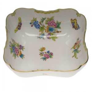 Herend Queen Victoria Square Salad Bowl -10"