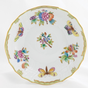 Herend Queen Victoria Scalloped Dinner Bowl