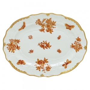 Herend Fortuna Rust Platter - 17"