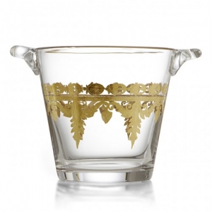 Arte Italica Vetro Gold Ice Bucket