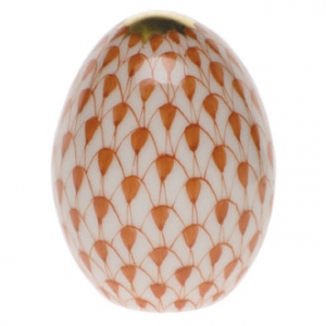 Herend Miniature Egg - Rust