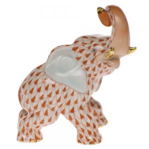 Herend Joyful Elephant - Rust