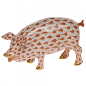 Herend Pig - Rust